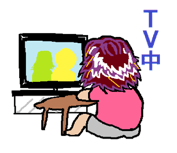 kawaii cheerleader sticker #6219117