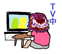 kawaii cheerleader sticker #6219117