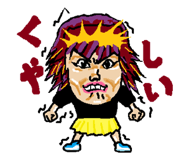 kawaii cheerleader sticker #6219125