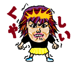 kawaii cheerleader sticker #6219125