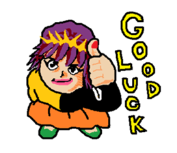 kawaii cheerleader sticker #6219126