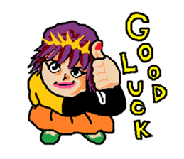 kawaii cheerleader sticker #6219126