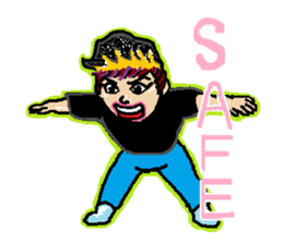 kawaii cheerleader sticker #6219128