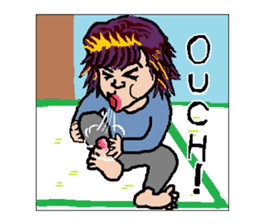 kawaii cheerleader sticker #6219130