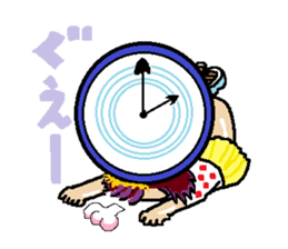 kawaii cheerleader sticker #6219132