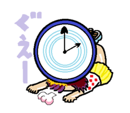 kawaii cheerleader sticker #6219132