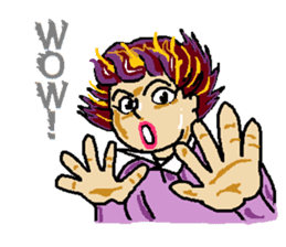 kawaii cheerleader sticker #6219134