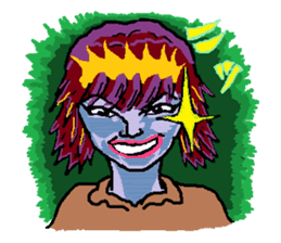 kawaii cheerleader sticker #6219136