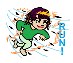 kawaii cheerleader sticker #6219140