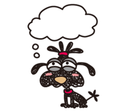Moe dog's sticker (2) sticker #6219171