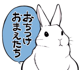 rabbit is  justice sticker #6219304