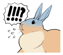 rabbit is  justice sticker #6219312