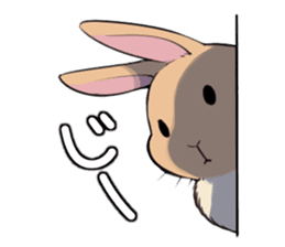 rabbit is  justice sticker #6219314