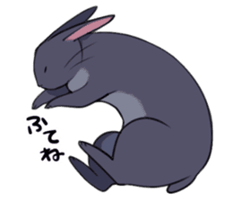 rabbit is  justice sticker #6219329