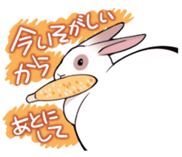 rabbit is  justice sticker #6219331