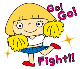 Love Lovely Girl! Hana-chan no.1 Japan sticker #6219586