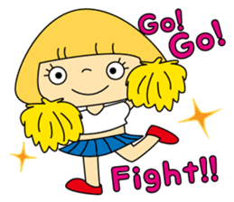 Love Lovely Girl! Hana-chan no.1 Japan sticker #6219586