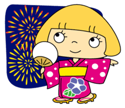 Love Lovely Girl! Hana-chan no.1 Japan sticker #6219594