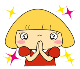 Love Lovely Girl! Hana-chan no.1 Japan sticker #6219603