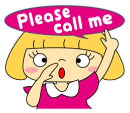 Love Lovely Girl! Hana-chan no.1 Japan sticker #6219607