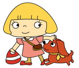 Love Lovely Girl! Hana-chan no.1 Japan sticker #6219622