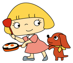 Love Lovely Girl! Hana-chan no.1 Japan sticker #6219623