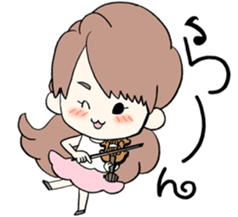 Violinist"Okabe Machi" sticker #6220909