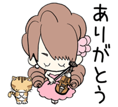 Violinist"Okabe Machi" sticker #6220916