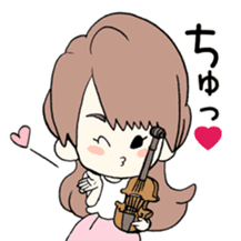 Violinist"Okabe Machi" sticker #6220919
