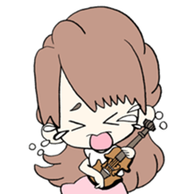 Violinist"Okabe Machi" sticker #6220920