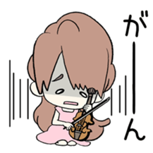 Violinist"Okabe Machi" sticker #6220921