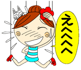 Puppet Ayako 2 sticker #6220992