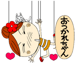 Puppet Ayako 2 sticker #6221023