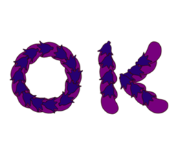 Eggplant Sticker 2 sticker #6221258