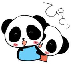 Twin panda sticker #6221746