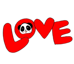 Twin panda sticker #6221748