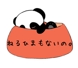 Twin panda sticker #6221757