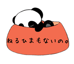 Twin panda sticker #6221757