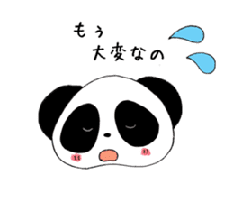 Twin panda sticker #6221761