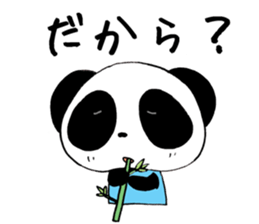 Twin panda sticker #6221768