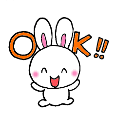 Cute and pleasant rabbit.