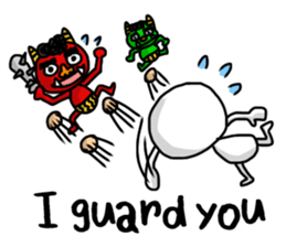 Simple white4_English sticker #6222108