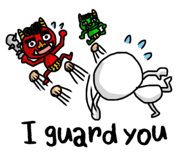 Simple white4_English sticker #6222108