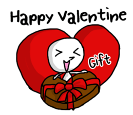 Simple white4_English sticker #6222109