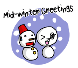 Simple white4_English sticker #6222121