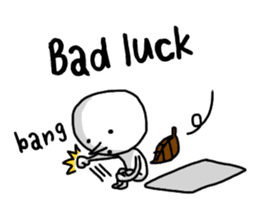 Simple white4_English sticker #6222123