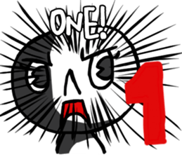 Simple white4_English sticker #6222128