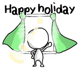 Simple white4_English sticker #6222135