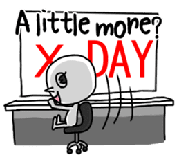 Simple white4_English sticker #6222136