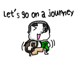 Simple white4_English sticker #6222139